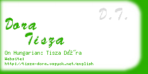 dora tisza business card